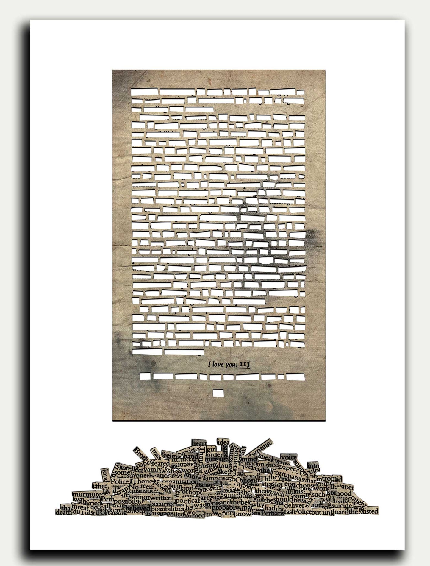 1984// I Love You 113 Greeting Card