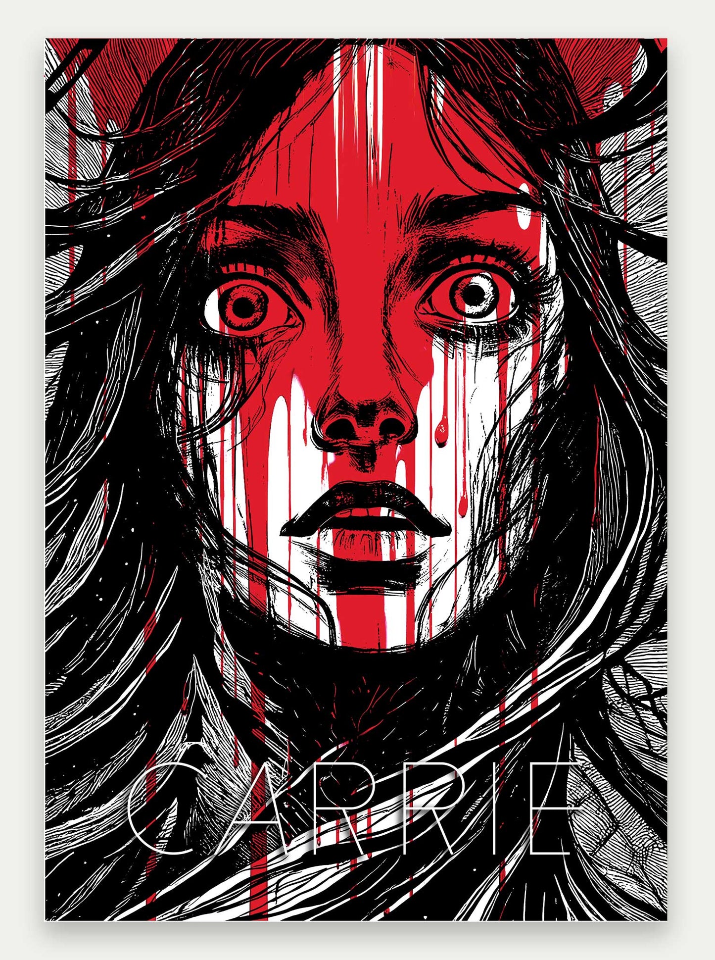 Carrie And Then the World Exploded Greeting Card