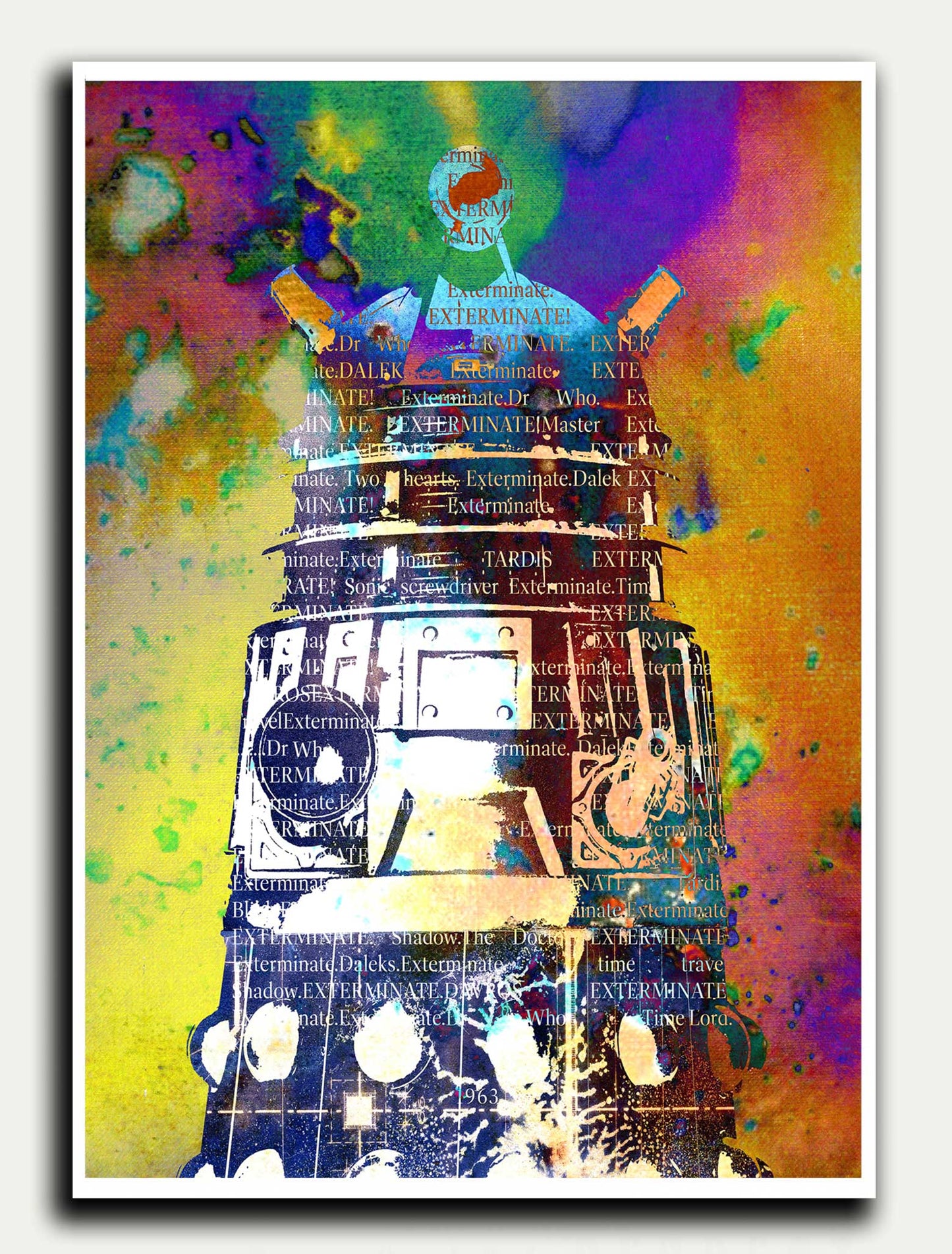 Gay Dalek Respect Greeting Card