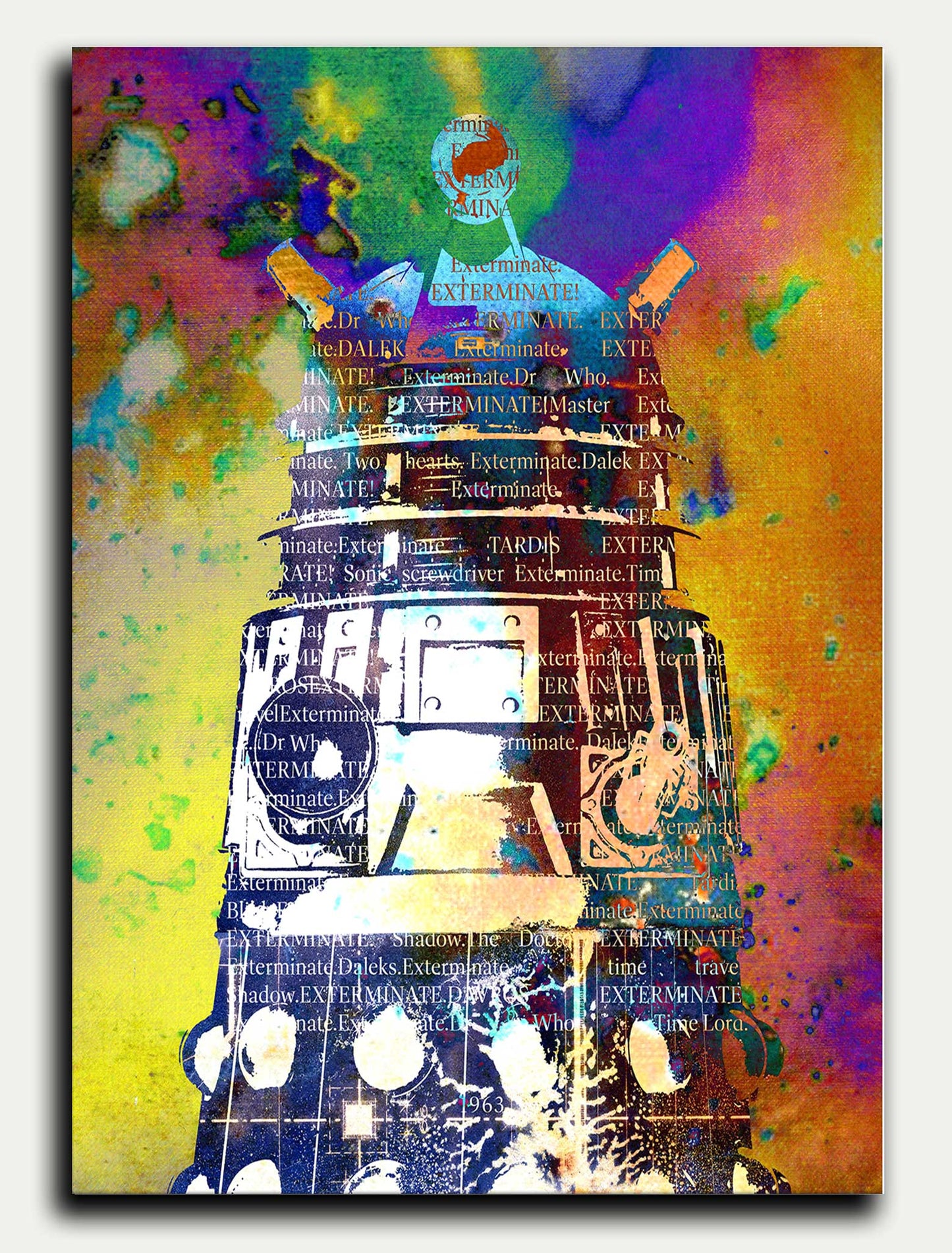 Dr Who Gay Dalek Greeting Card