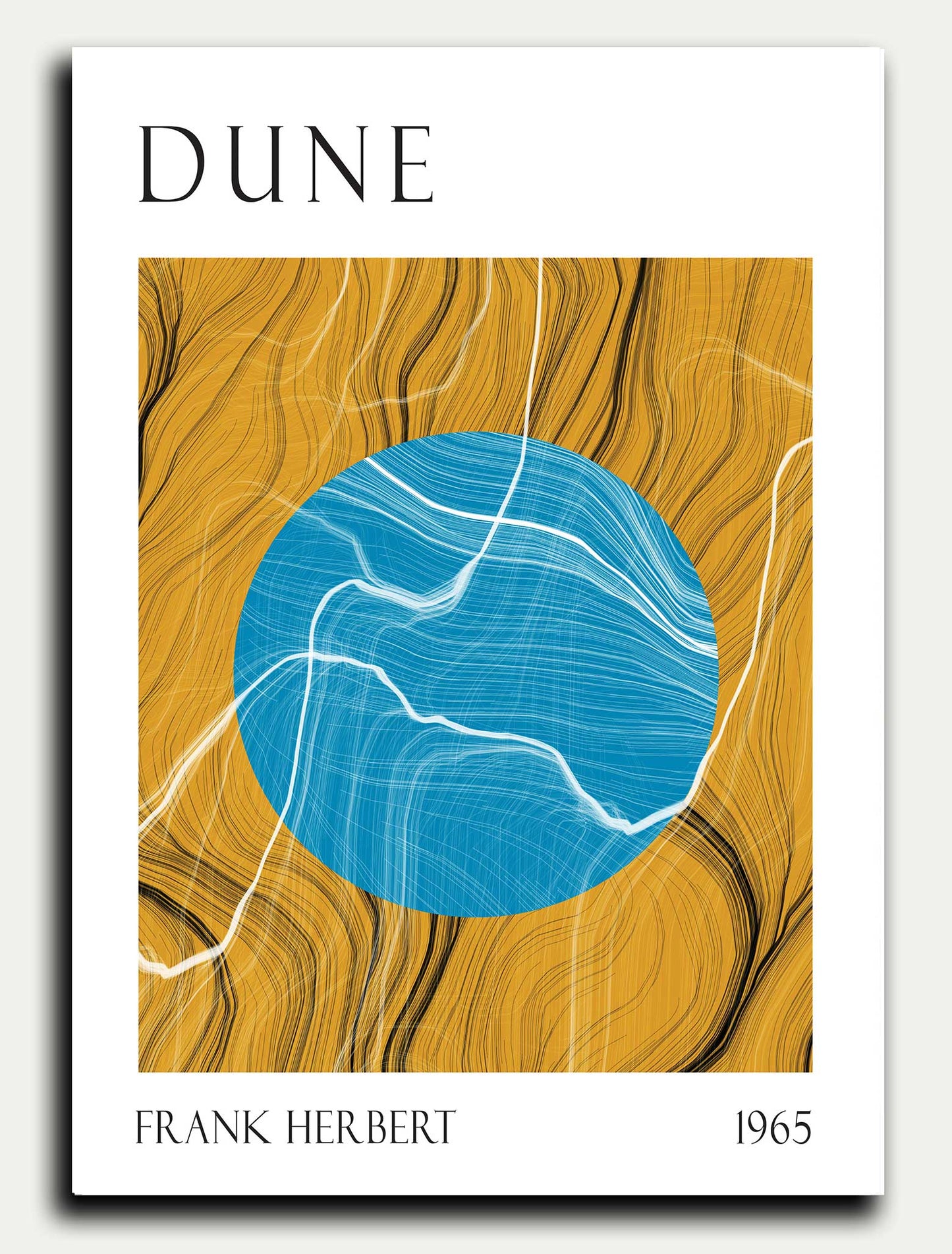 Dune Blue Eye of Arakis Greeting Card
