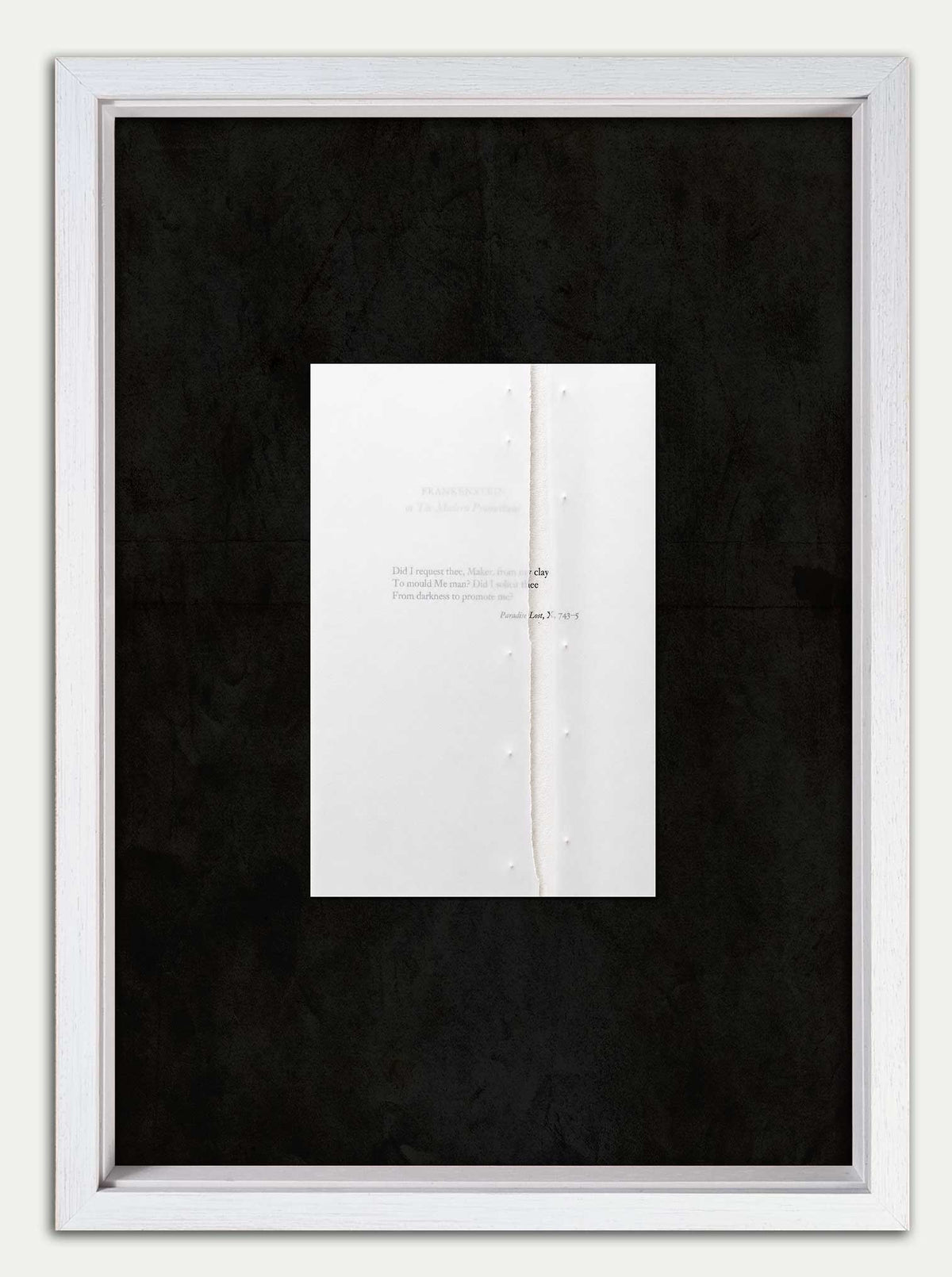 Frankenstein by Mary Shelley Arctic Silence Fine Art Print