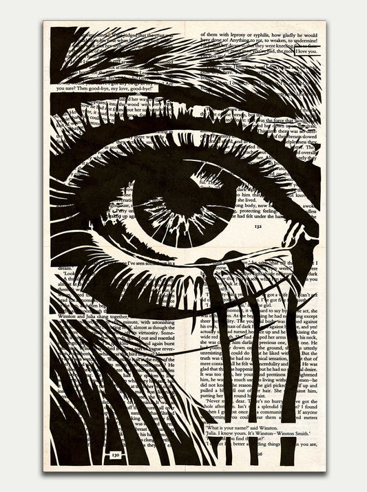 1984 by Goerge Orwell Fine Art Print | Eye of Julia