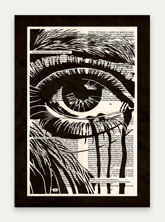 1984 by Goerge Orwell Fine Art Print | Eye of Julia
