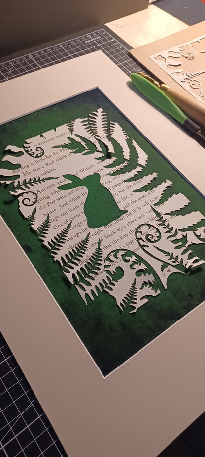 The Velveteen Rabbit Double Papercut Original