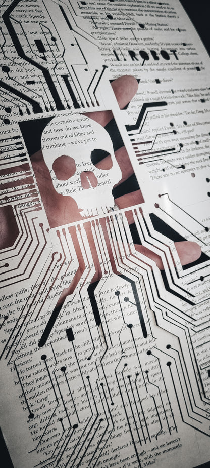 I, Robot "Replaced" Original Papercut £1500