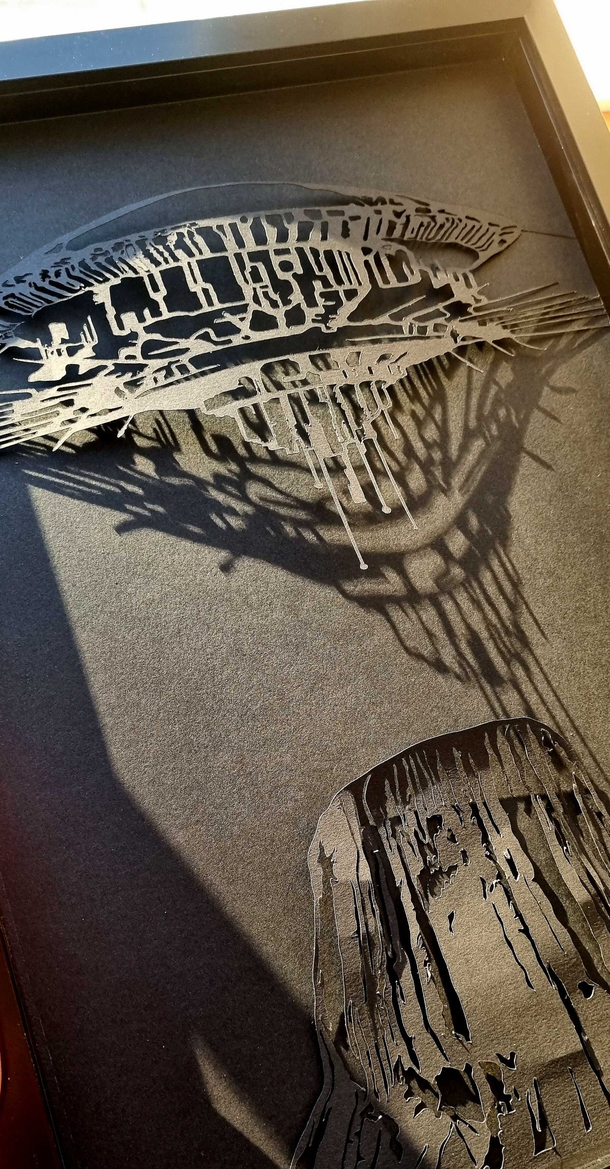 Close Encounters of the Third Kind "Devil's Tower" Lost for Words A3 Papercut