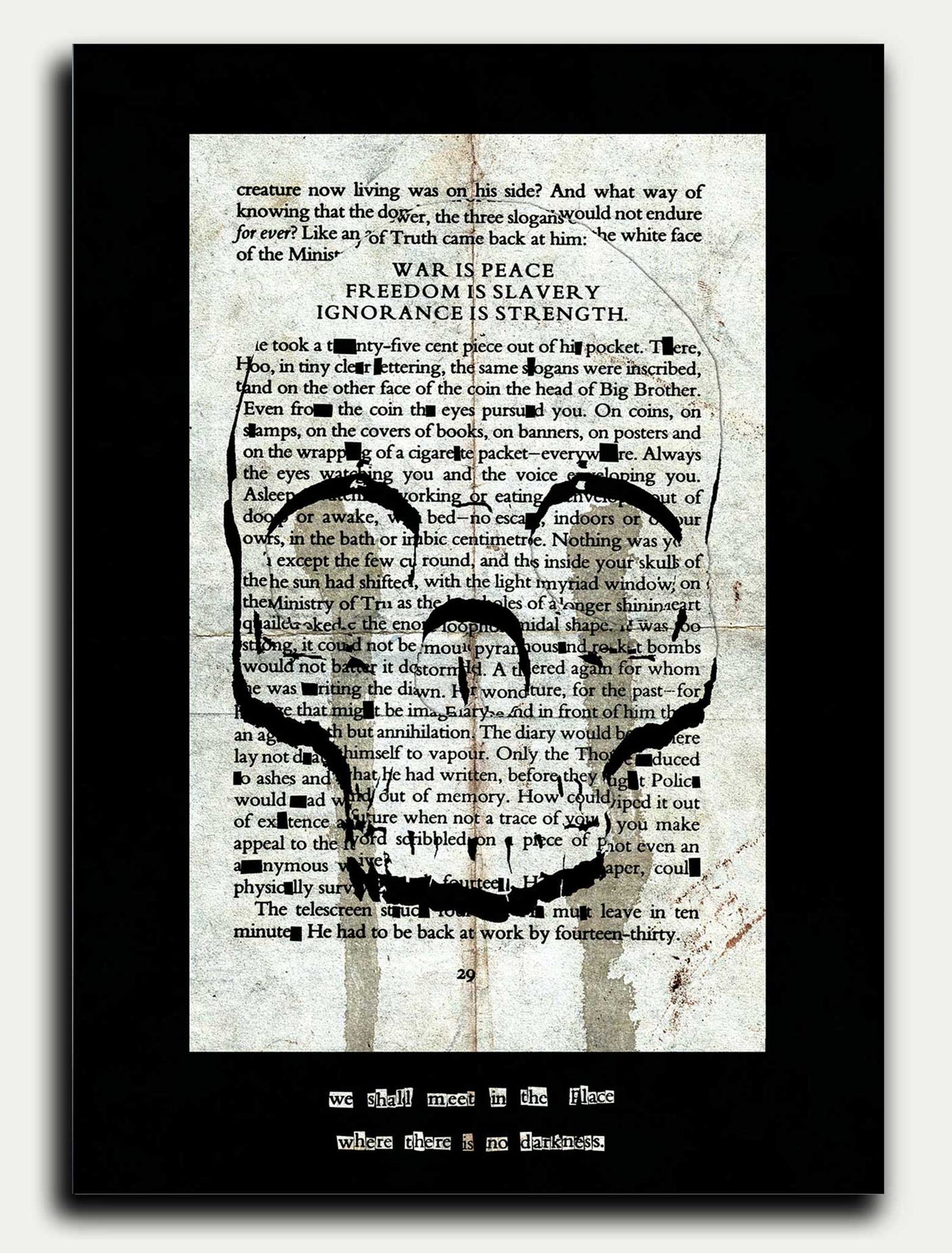 1984 A Place Without Darkness Greeting Card