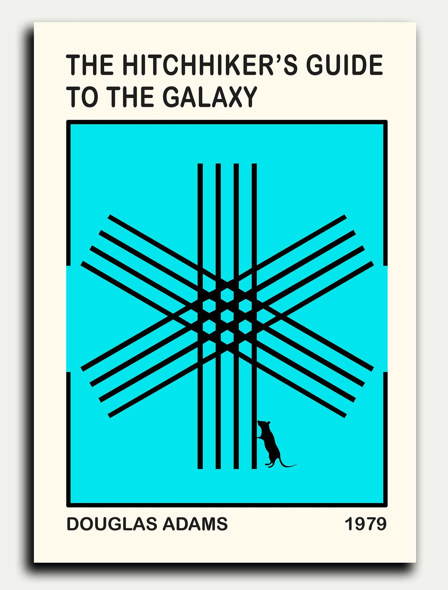 Hitchhiker's Guide to the Galaxy Asterisk and Mouse Greeting Card