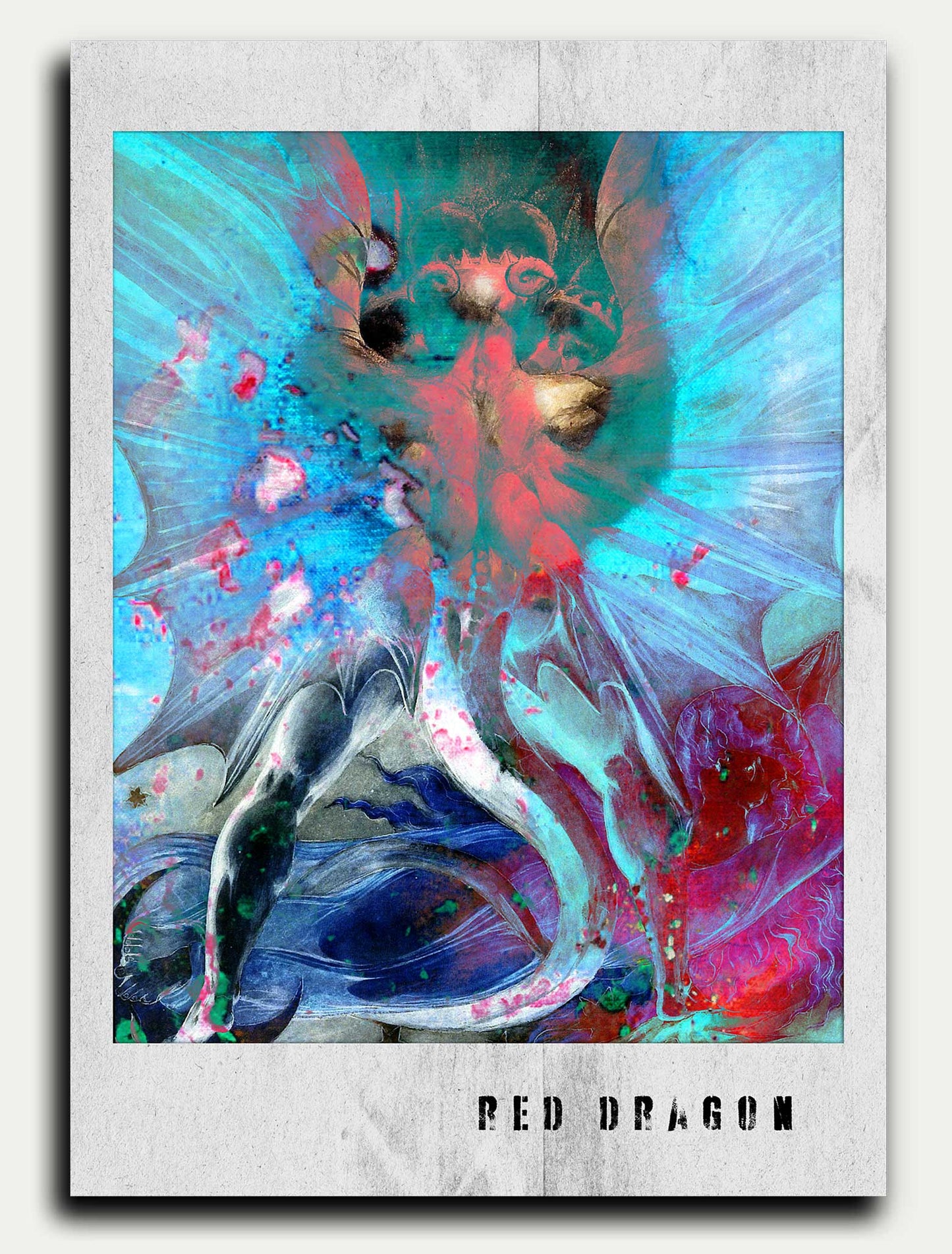 Red Dragon Greeting Card