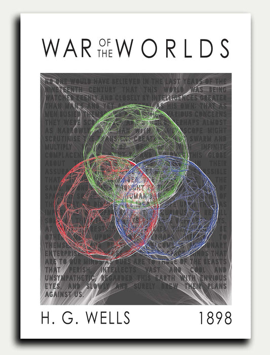 War of the Worlds Human Thought Greeting Card
