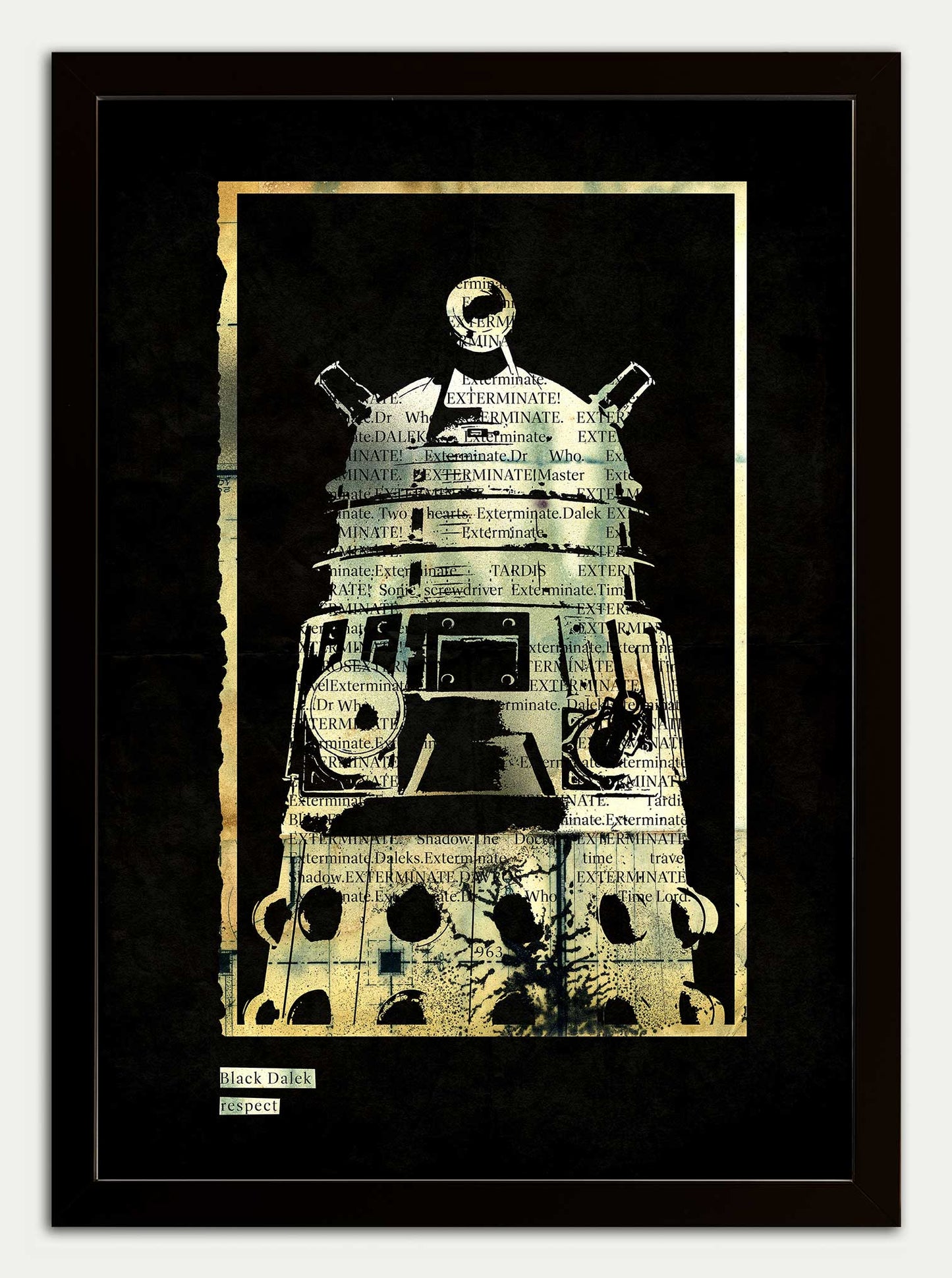 Dr WHO // "BLACK DALEK RESPECT"