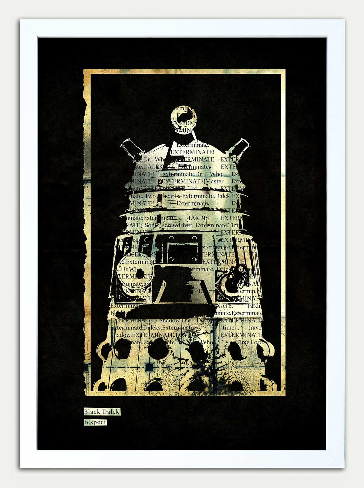 Dr WHO // "BLACK DALEK RESPECT"