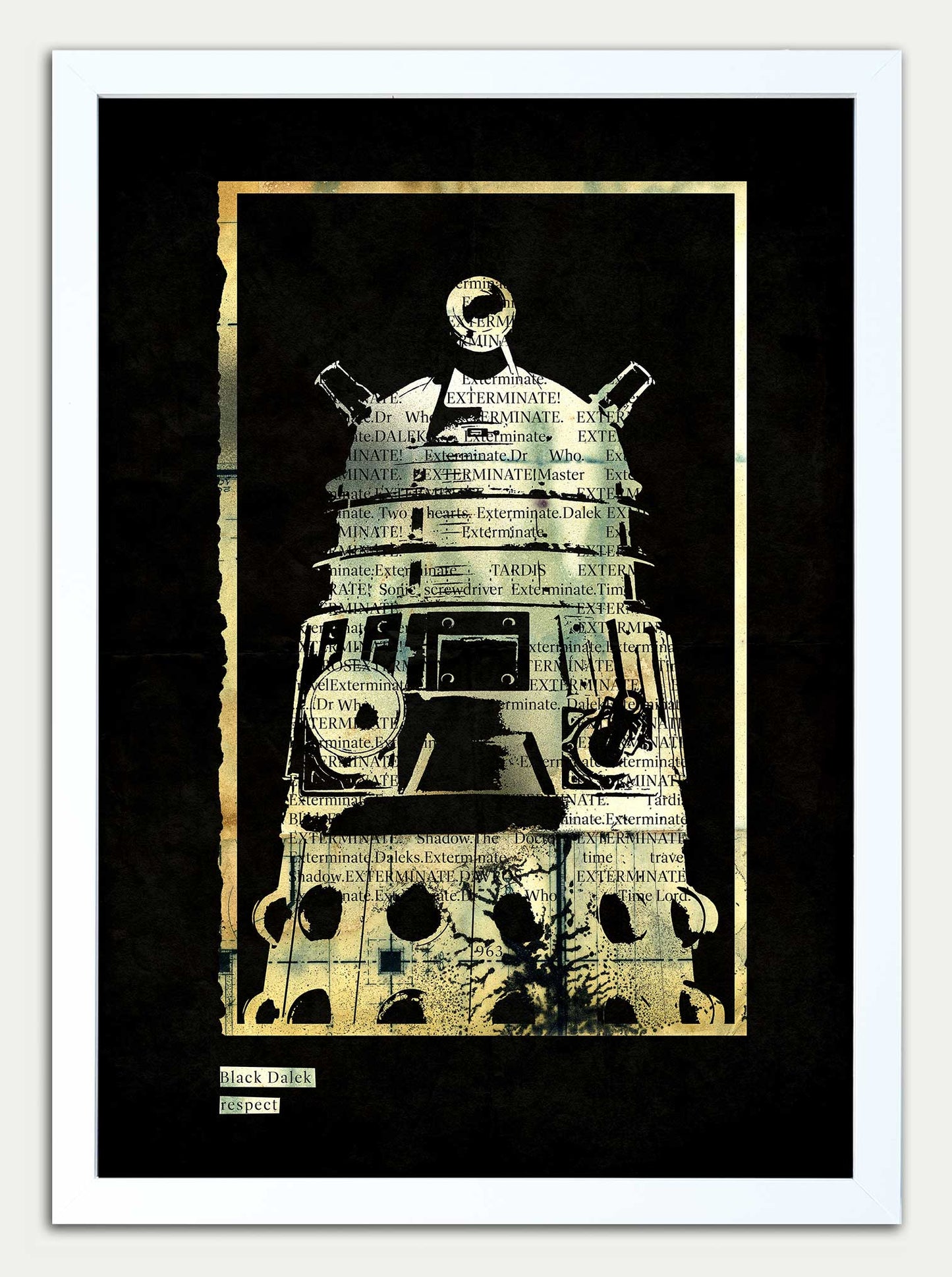 Dr WHO // "BLACK DALEK RESPECT"