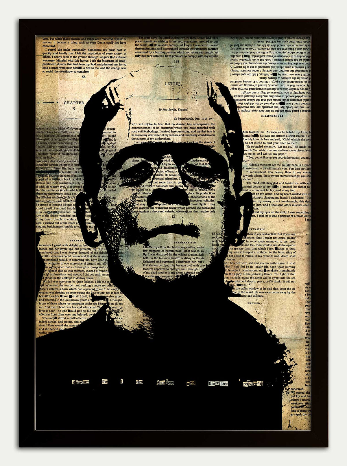 FRANKENSTEIN "Boris Karloff" 9 Page
