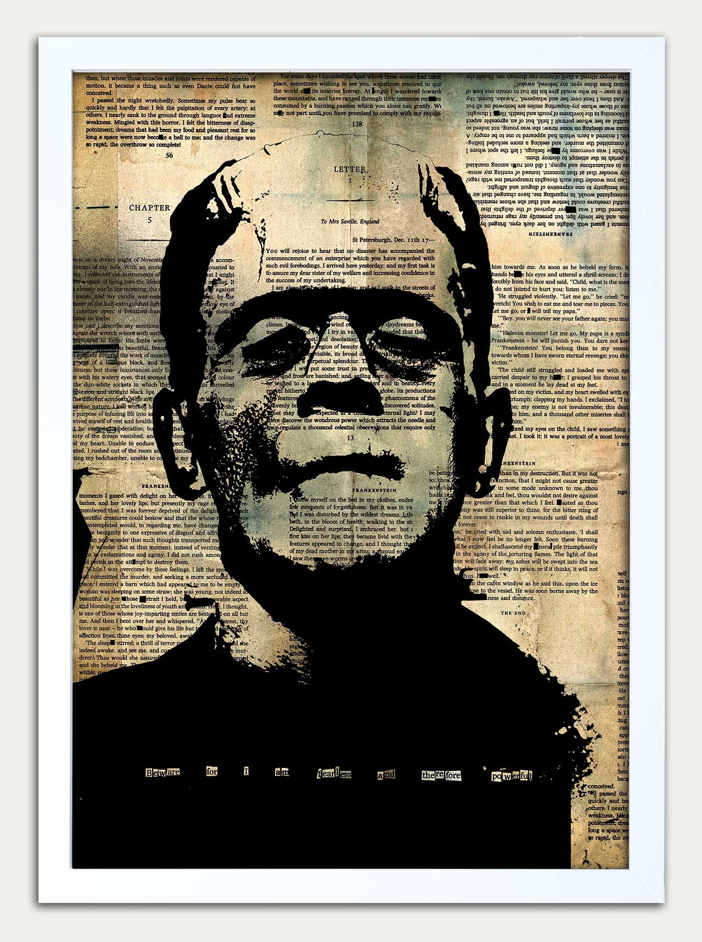 FRANKENSTEIN "Boris Karloff" 9 Page