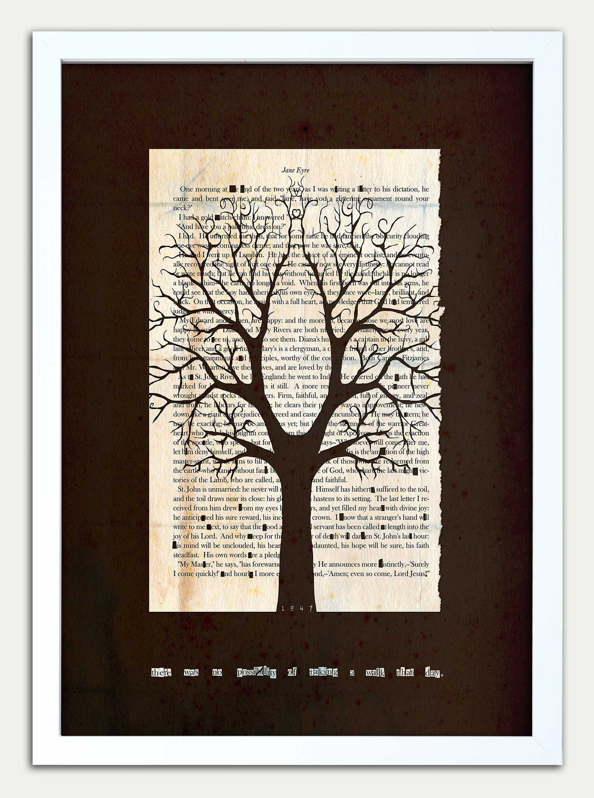 Jane Eyre "Chestnut Tree" Black Grunge Edition