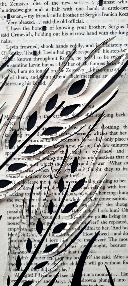 Anna Karenina by Leo Tolstoy Papercut "Harvest"