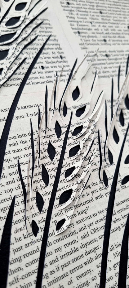 Anna Karenina by Leo Tolstoy Papercut "Harvest"