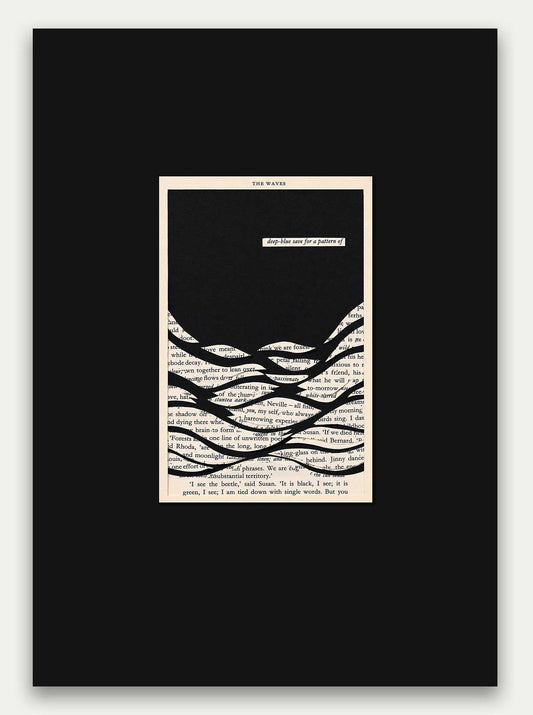 The Waves by Virginia Woolf Fragile Horizon Fine Art Print