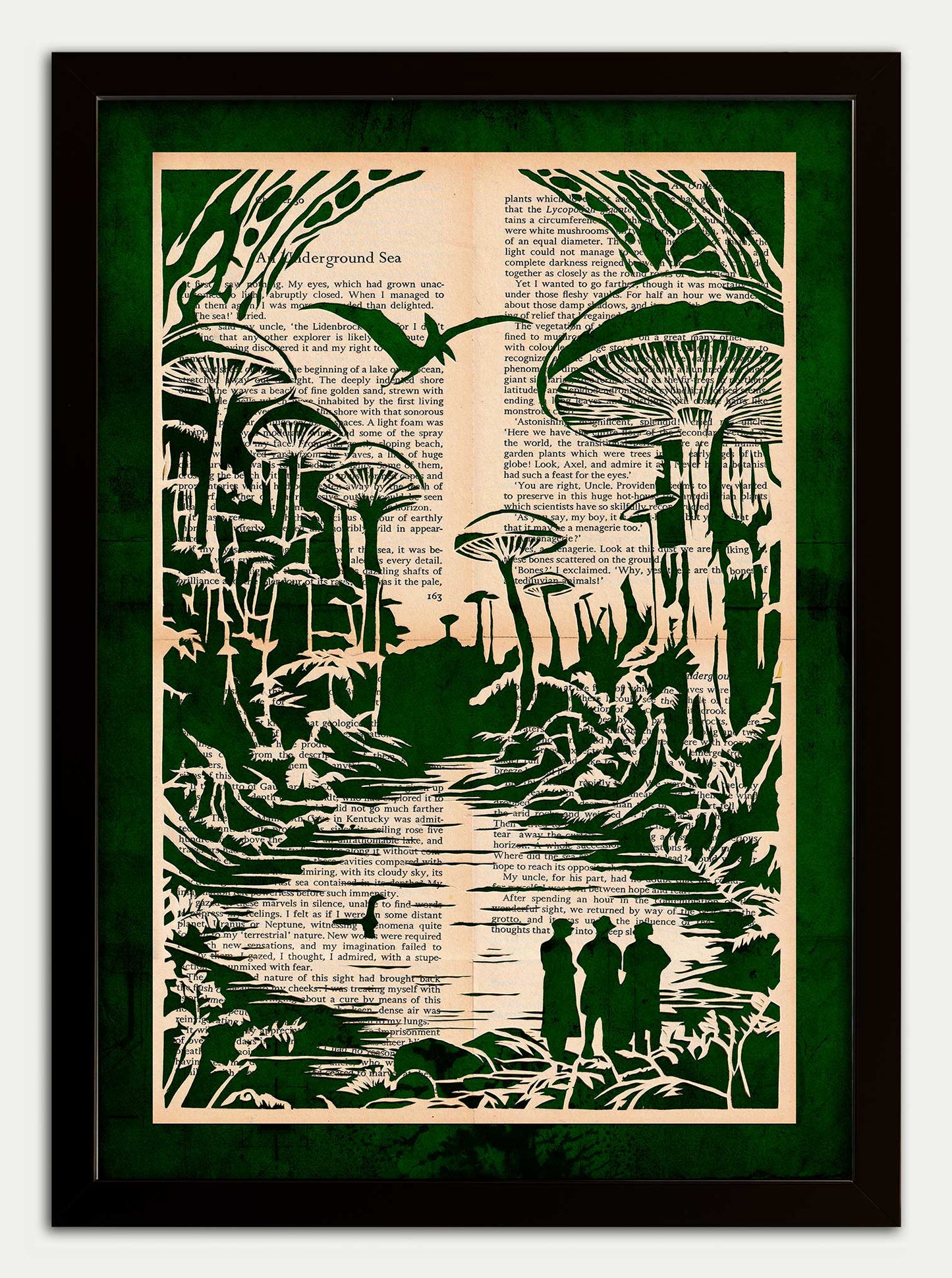 Journey to the Centre of the Earth Jules Verne Fine Art Print