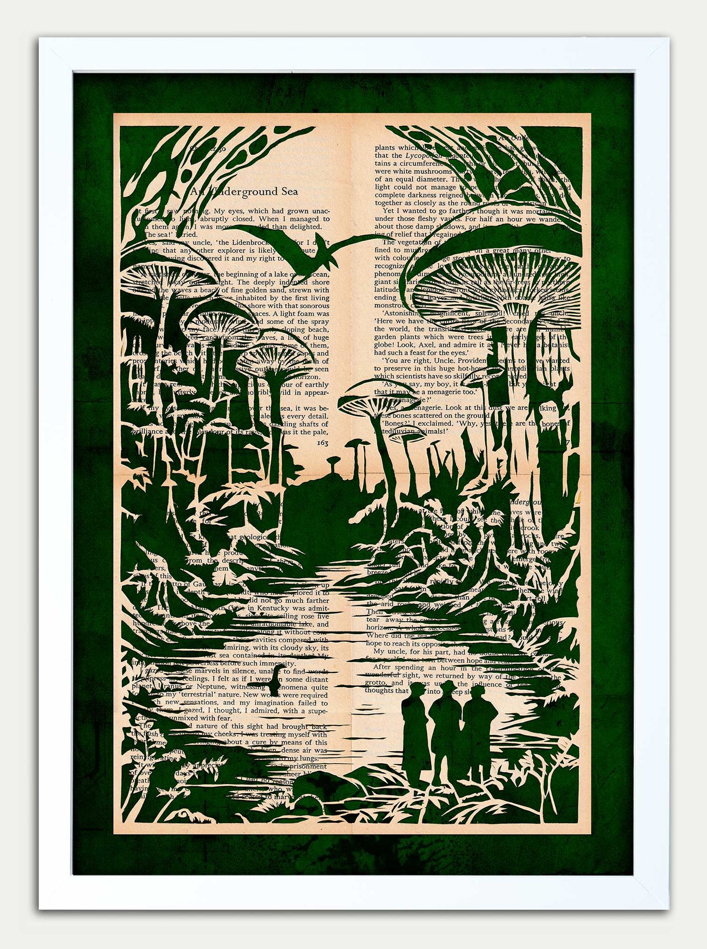 Journey to the Centre of the Earth Jules Verne Fine Art Print