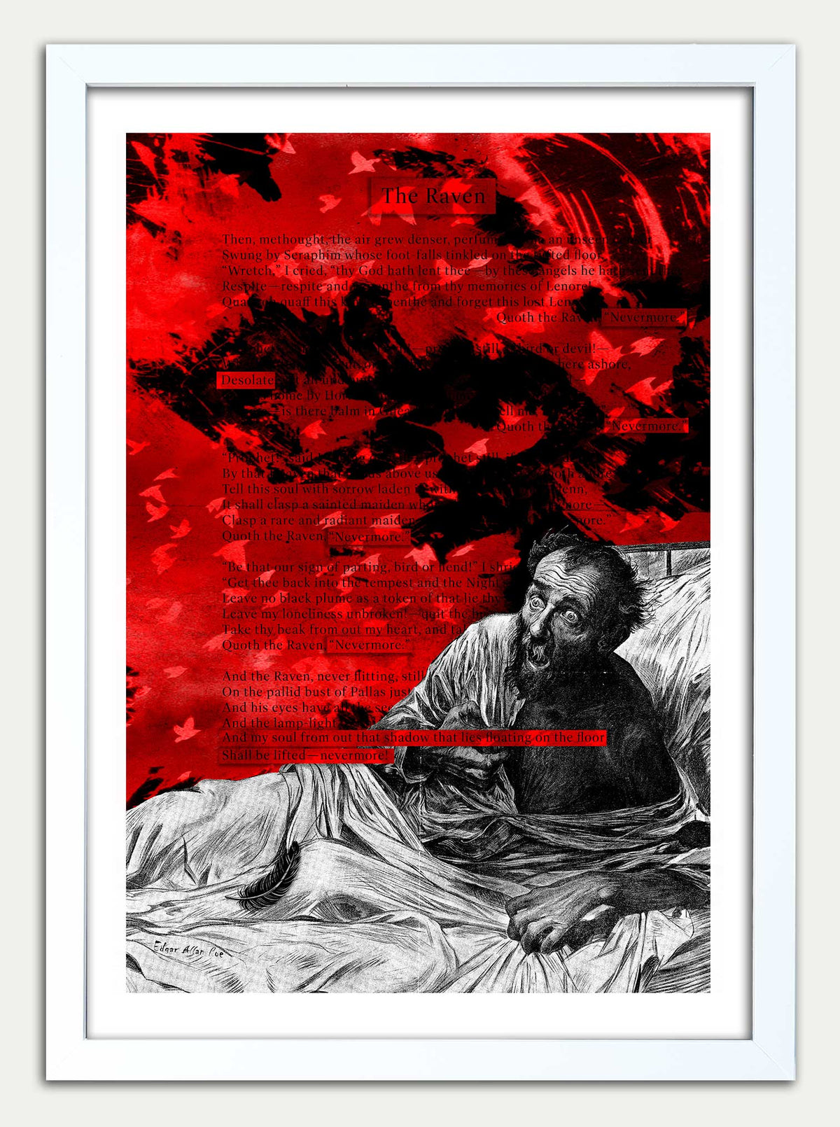 Raven// "Nevermore" Fine Art Prints