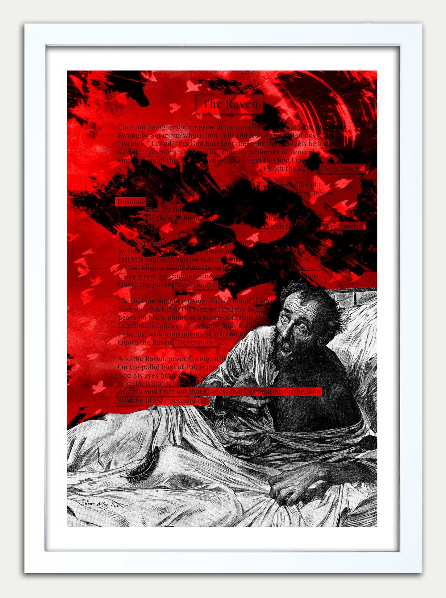 Raven// "Nevermore" Fine Art Prints