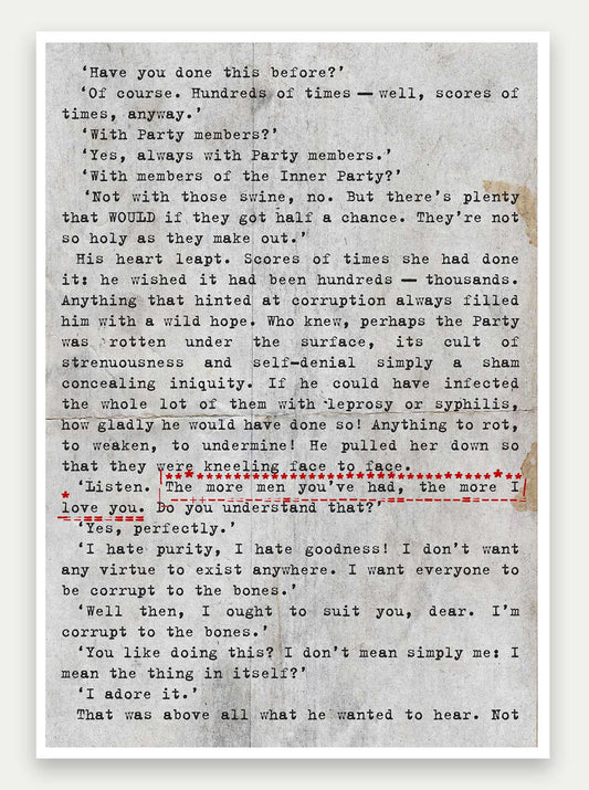 1984 "More Men" Greeting Card