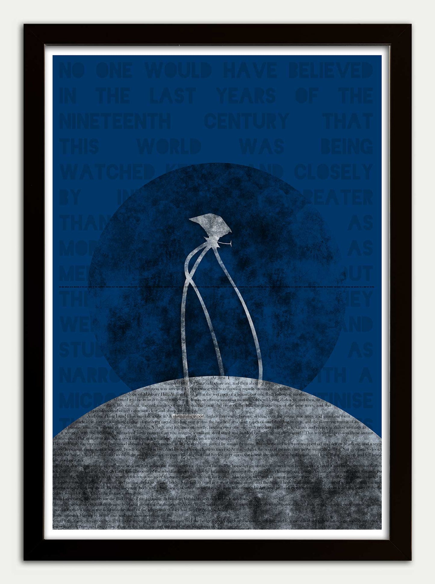 War of the Worlds "Monstrous Tripod" in Tardis Blue