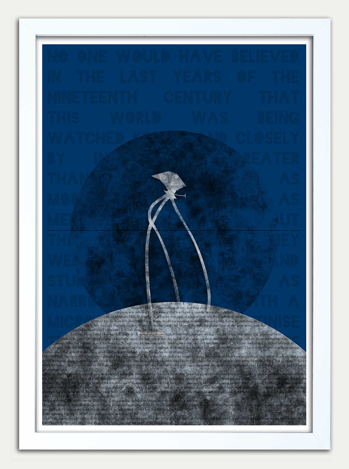 War of the Worlds "Monstrous Tripod" in Tardis Blue