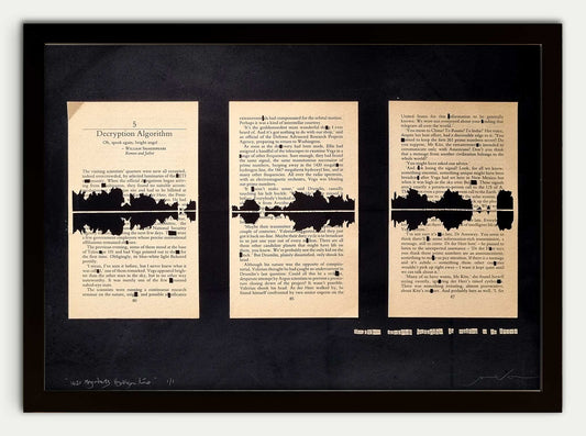 Contact// "1420 Megahertz Hydrogen Line" Original Papercut