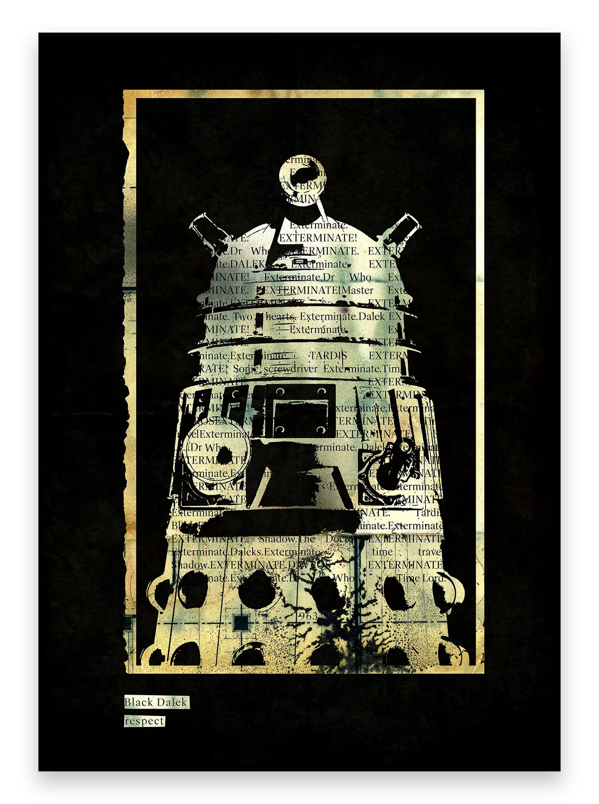 Dr WHO // "BLACK DALEK RESPECT"
