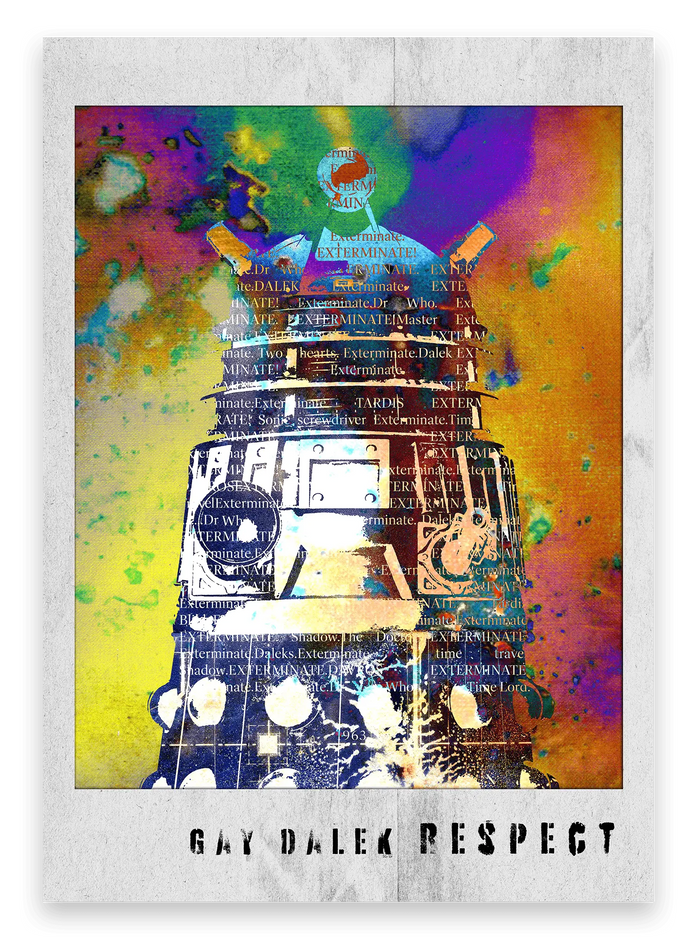 Dr Who "Gay Dalek Respect"