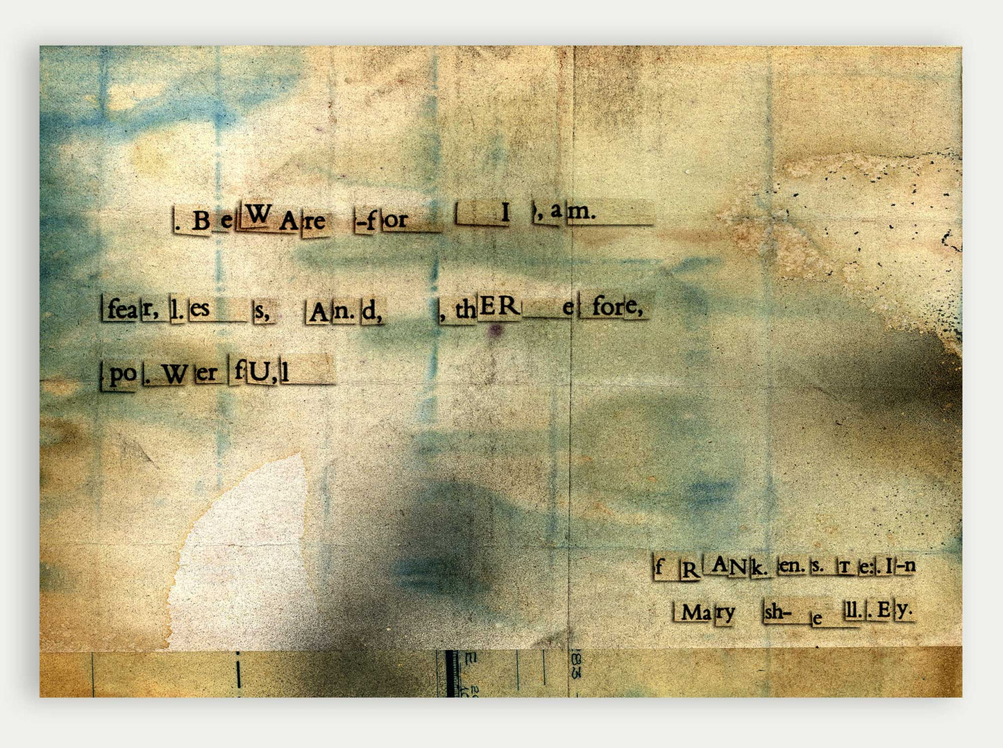 Frankenstein Postcard I