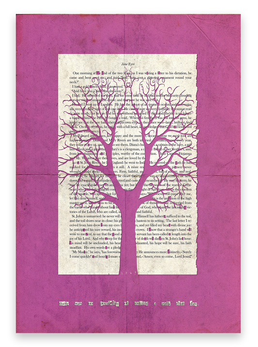 Jane Eyre "Chestnut Tree" Pink Grunge Edition