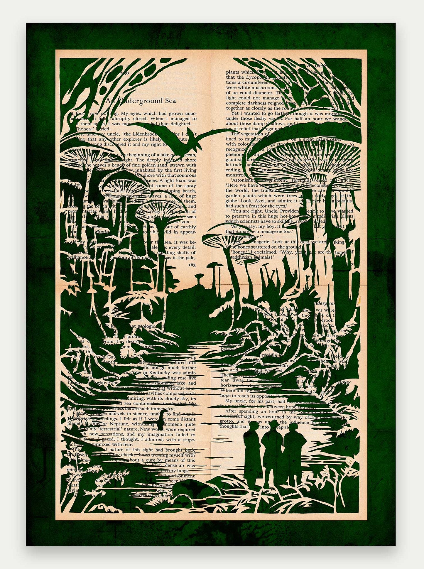 Journey to the Centre of the Earth Jules Verne Fine Art Print
