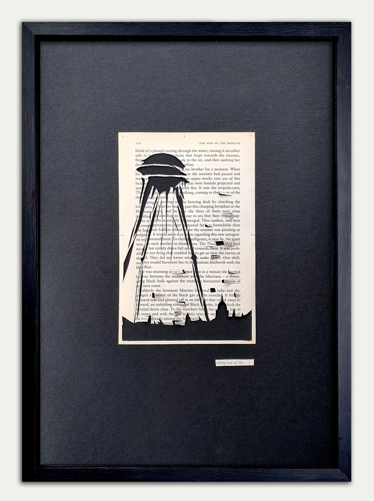 The War of the Worlds — Rising Out of the Earth | Original Papercut