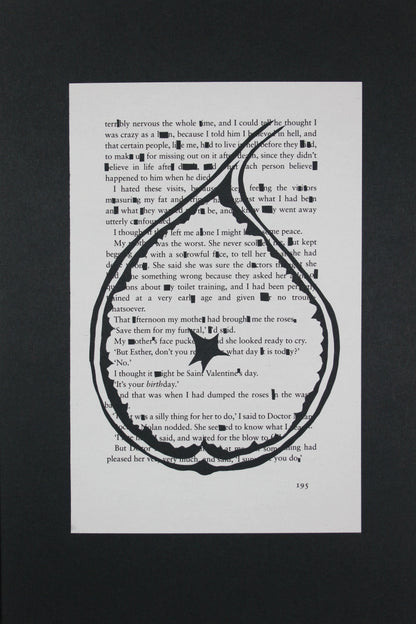 The Bell Jar "Deep Breath With Fig 195" | Double Paper Cut | Limited Edition 1 of 1 - James Voce // artist