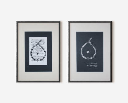 The Bell Jar "Deep Breath With Fig 195" | Double Paper Cut | Limited Edition 1 of 1 - James Voce // artist